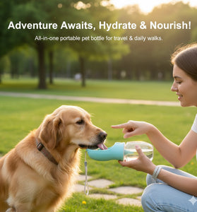PET TRAVEL WATER & FOOD BOTTLE