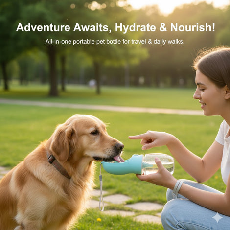 PET TRAVEL WATER & FOOD BOTTLE